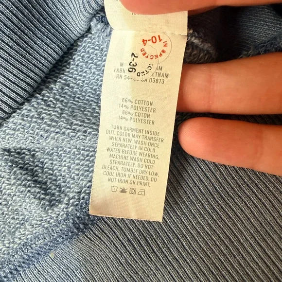 Aerie Vacay Every Day Blue Crewneck - Picture 5 of 6